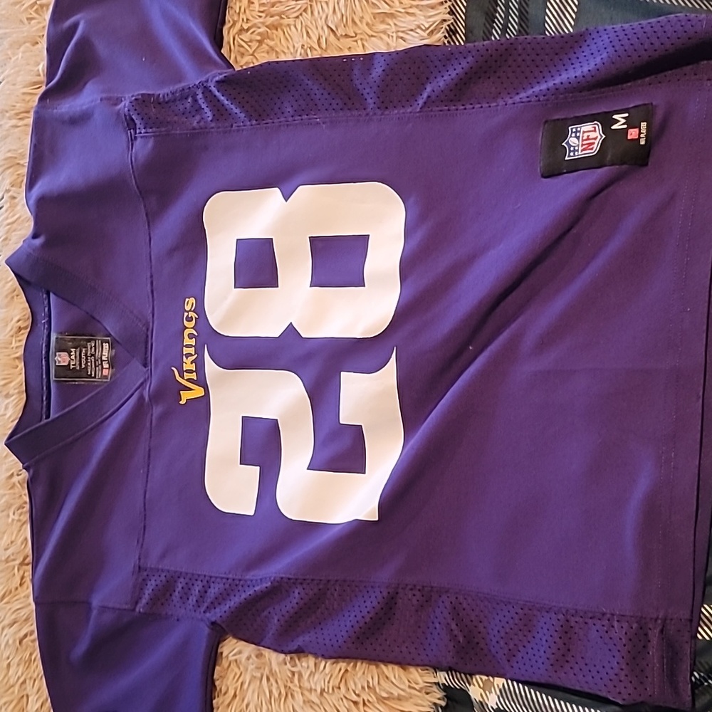 NFL youth med vikings jersey #28
